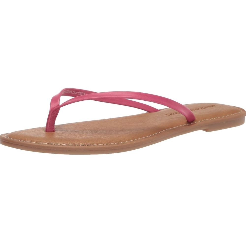 Amazon Essentials Pink and Tan Sandals